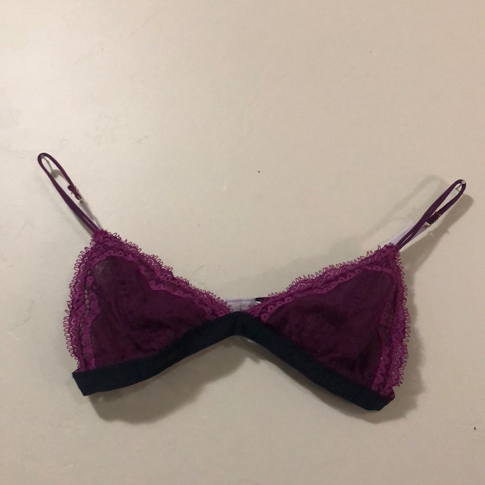 U.O. Magenta Lace Bralette